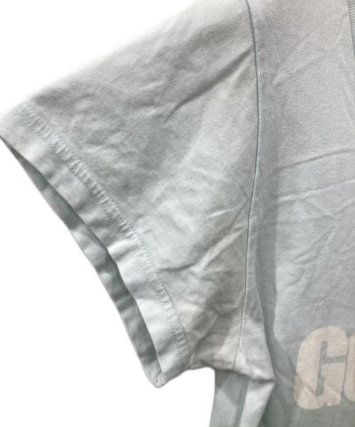 Hysteric Glamour（ヒステリックグラマー）Hysteric Glamour (ヒステリックグラマー) GO AHEAD グラデーション スカル 半袖Tシャツ ホワイト×グリーン サイズ:freeの古着・服飾アイテム