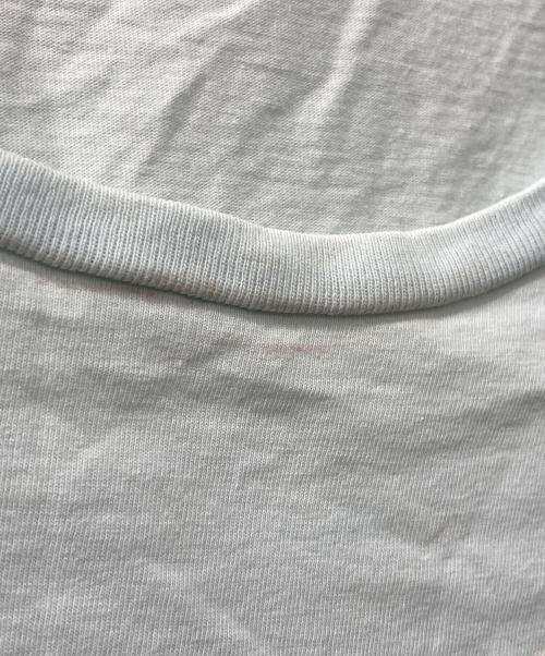 Hysteric Glamour（ヒステリックグラマー）Hysteric Glamour (ヒステリックグラマー) GO AHEAD グラデーション スカル 半袖Tシャツ ホワイト×グリーン サイズ:freeの古着・服飾アイテム