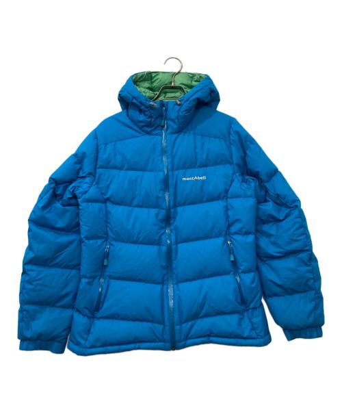 mont-bell（モンベル）mont-bell (モンベル) パーマフロスト ライトダウンパーカ ブルー サイズ:Lの古着・服飾アイテム