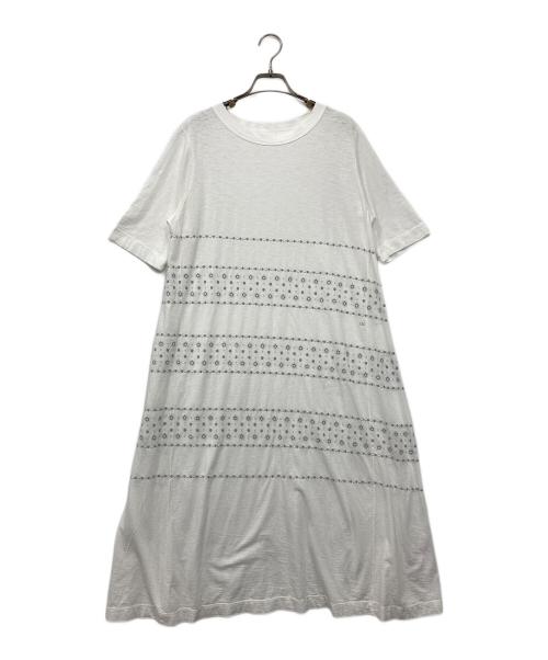 45R（フォーティファイブ・アール）45R (フォーティファイブ・アール) ドットバンダナ 45星ドレス ホワイトの古着・服飾アイテム