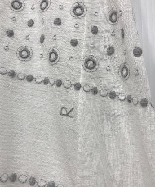 45R（フォーティファイブ・アール）45R (フォーティファイブ・アール) ドットバンダナ 45星ドレス ホワイトの古着・服飾アイテム