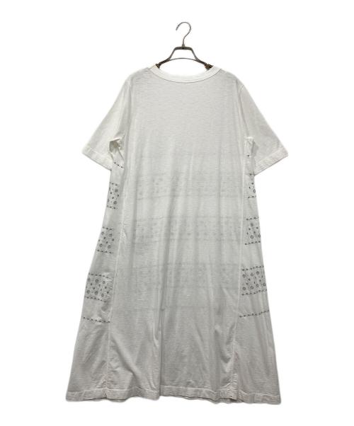 45R（フォーティファイブ・アール）45R (フォーティファイブ・アール) ドットバンダナ 45星ドレス ホワイトの古着・服飾アイテム