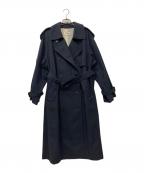 ROPEロペ）の古着「【逸品】ベーシックトレンチコート」｜ネイビー
