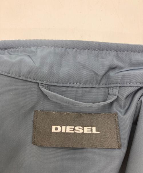 DIESEL（ディーゼル）DIESEL (ディーゼル) ナイロンライダースジャケット ネイビー サイズ:Mの古着・服飾アイテム