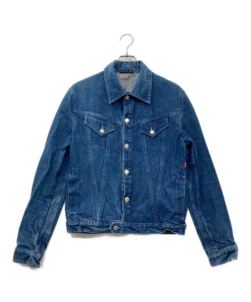 ALEXANDER McQUEEN（アレキサンダーマックイーン）ALEXANDER McQUEEN (アレキサンダーマックイーン) デニムジャケット インディゴ サイズ:48の古着・服飾アイテム
