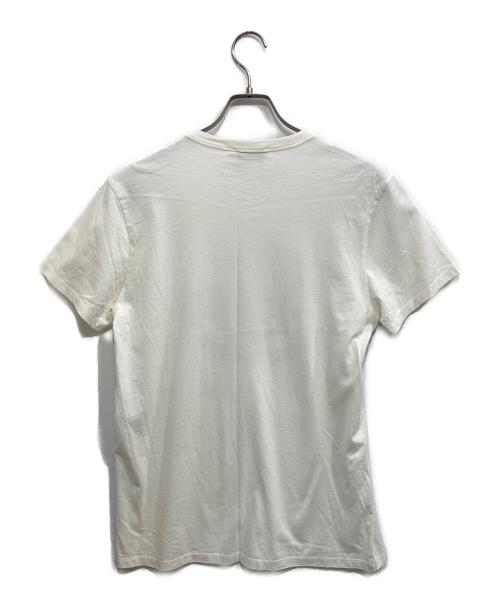 maison kitsune（メゾンキツネ）MAISON KITSUNE (メゾンキツネ) TEE-SHIRT PALAIS ROYAL パレ ロワイヤル/プリントTシャツ ホワイト サイズ:Sの古着・服飾アイテム