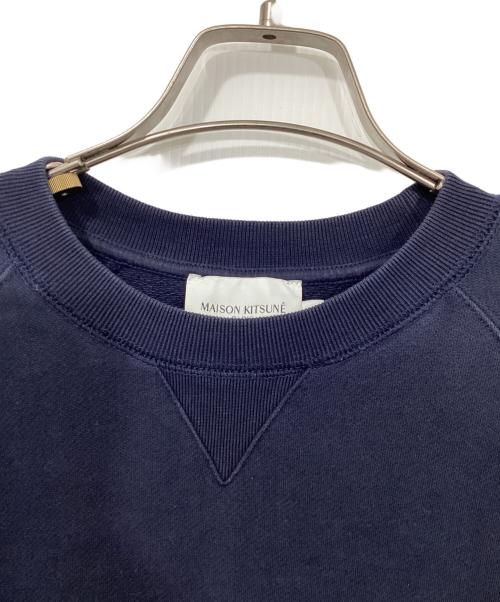 maison kitsune（メゾンキツネ）maison kitsune (メゾンキツネ) ト FOX HEAD PATCH CLASSIC SWEATSHIRT ネイビー サイズ:Ｓの古着・服飾アイテム