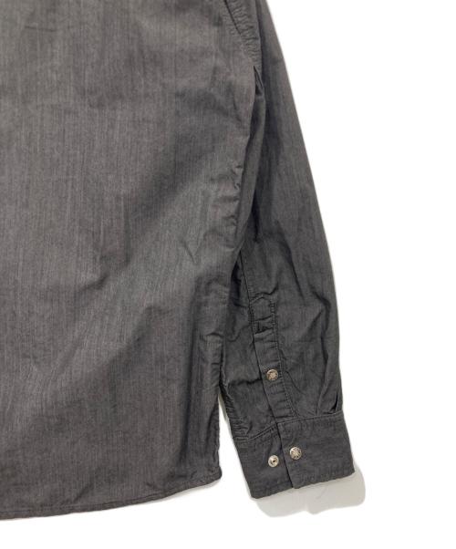 THE NORTH FACE（ザ ノース フェイス）THE NORTH FACE (ザ ノース フェイス) L/S NYLON DENIM NUPTSE SHIRT/ロングスリーブ ナイロン デニム ヌプシ シャツ グレー サイズ:XL 未使用品の古着・服飾アイテム