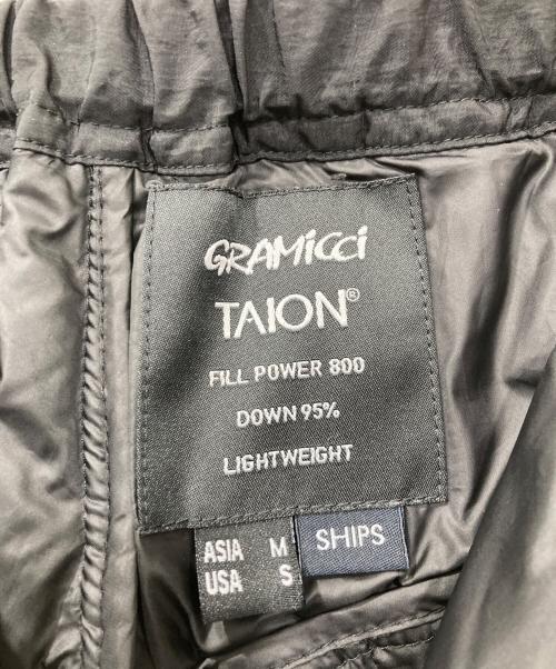 GRAMICCI（グラミチ）GRAMICCI (グラミチ) TAION (タイオン) SHIPS (シップス) ダウンパンツ ブラック サイズ:Ｍの古着・服飾アイテム