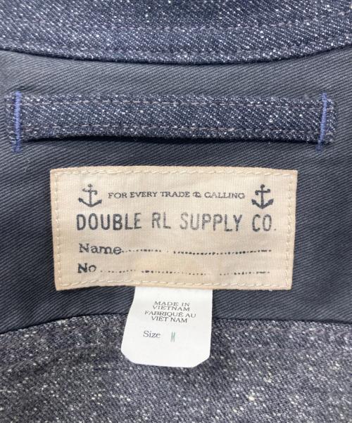 RRL（ダブルアールエル）RRL (ダブルアールエル) ジャスペ デニム シャツ ジャケット/Stanton denim shirt/サントンデニムシャツ ブラック サイズ:Mの古着・服飾アイテム