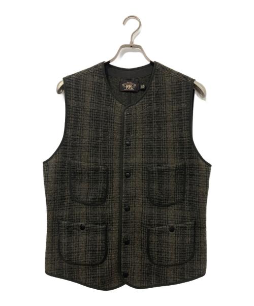 RRL（ダブルアールエル）RRL (ダブルアールエル) ピーチベスト/ジレ グレー サイズ:Mの古着・服飾アイテム