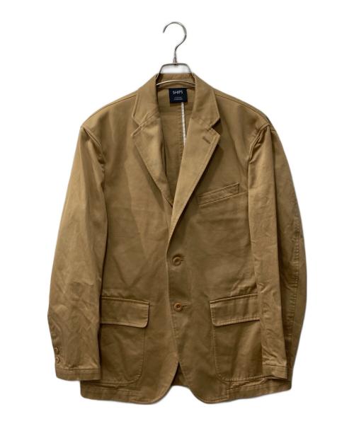 SHIPS（シップス）SHIPS (シップス) FINX COTTON ツイル ブレザー ベージュ サイズ:Mの古着・服飾アイテム