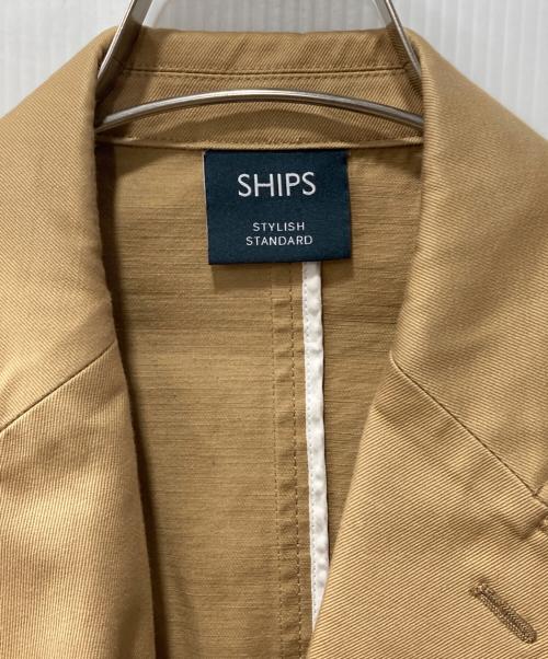 SHIPS（シップス）SHIPS (シップス) FINX COTTON ツイル ブレザー ベージュ サイズ:Mの古着・服飾アイテム