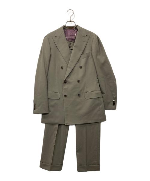 UNIVERSAL LANGUAGE（ユニバーサルランゲージ）UNIVERSAL LANGUAGE (ユニバーサルランゲージ) セットアップスーツ ベージュ サイズ:48の古着・服飾アイテム