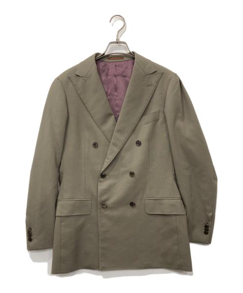 UNIVERSAL LANGUAGE（ユニバーサルランゲージ）UNIVERSAL LANGUAGE (ユニバーサルランゲージ) セットアップスーツ ベージュ サイズ:48の古着・服飾アイテム