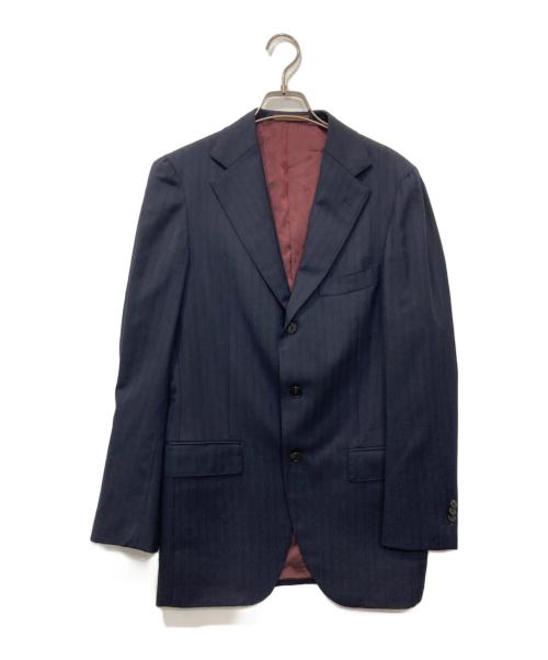 UNIVERSAL LANGUAGE（ユニバーサルランゲージ）UNIVERSAL LANGUAGE (ユニバーサルランゲージ) セットアップスーツ ネイビー サイズ:48-8Dの古着・服飾アイテム