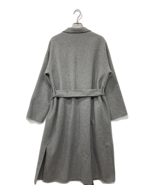 INDIVI（インディヴィ）INDIVI (インディヴィ) ハミルトンウール リバーテーラーコート グレー サイズ:38の古着・服飾アイテム