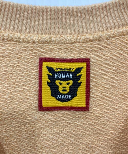 HUMAN MADE（ヒューマンメイド）HUMAN MADE (ヒューマンメイド) PEANUTS (ピーナッツ) PEANUTS S/S SWEATSHIRT #2/ピーナッツ　ショートスリーブ　スウェットシャツ＃2 オレンジ サイズ:Lの古着・服飾アイテム