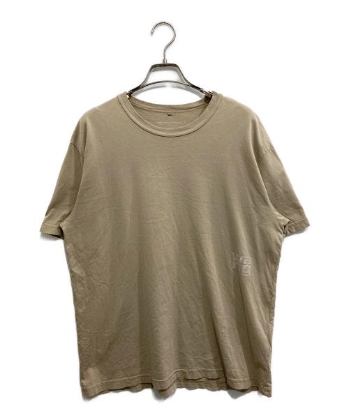 ALEXANDER WANG（アレキサンダー・ワン）ALEXANDER WANG (アレキサンダー・ワン) ESSENTIAL JSY SS TEE ベージュ サイズ:mediumの古着・服飾アイテム
