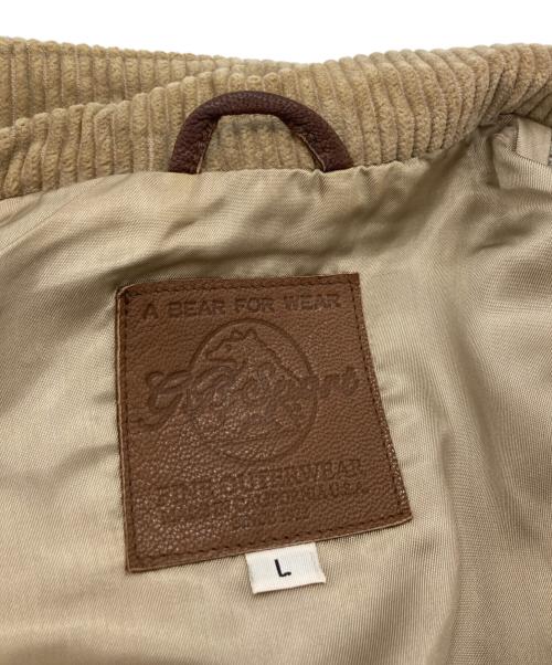 GB sport（ゴールデンベアスポーツ）GB sport (ゴールデンベアスポーツ) Harris Tweed (ハリスツイード) スイングトップ グレー×ブラウン サイズ:Lの古着・服飾アイテム