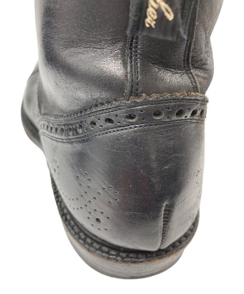 foot the coacher（フットザコーチャー）foot the coacher (フットザコーチャー) ウィングチップブーツ ブラック サイズ:8.5の古着・服飾アイテム