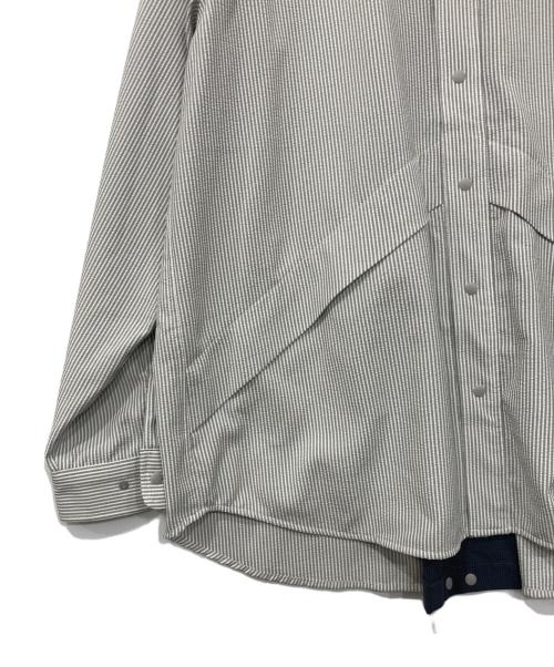 WILD THINGS（ワイルドシングス）WILD THINGS (ワイルドシングス) narifuri (ナリフリ) ベンチレーションデナリシャツ グレー サイズ:XLの古着・服飾アイテム