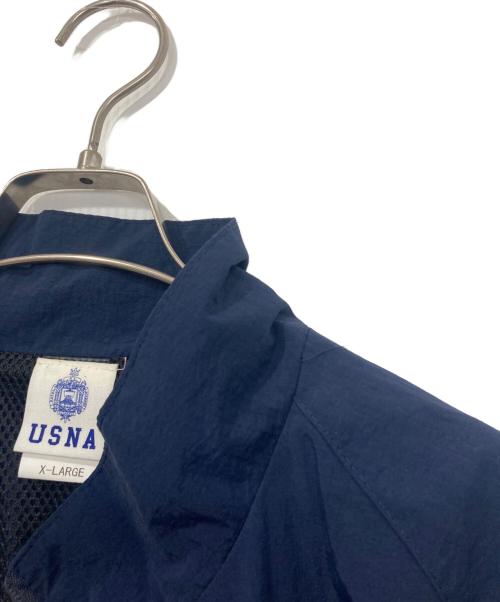 USNA（ユーエスエヌエー）USNA (ユーエスエヌエー) オフィシャルライセンス ナイロン トレーニングジャケット ネイビー サイズ:X-Largeの古着・服飾アイテム