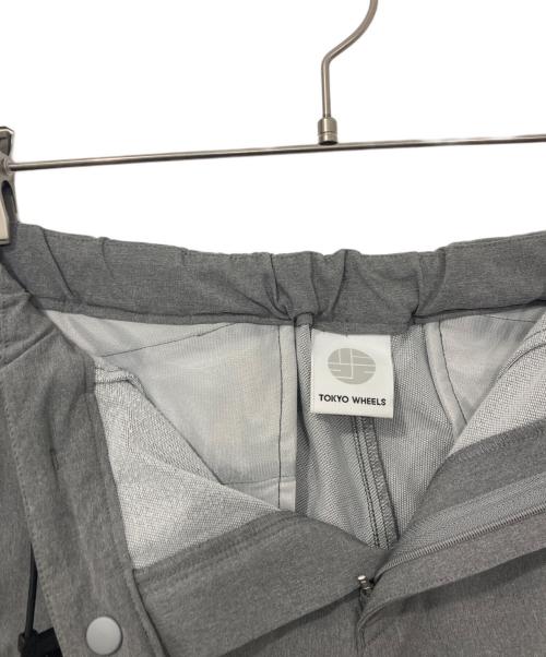alk phenix（アルクフェニックス）alk phenix (アルクフェニックス) TOKYO WHEELS (トーキョーウィールズ) crank unkle pants/クランク　アンクル　パンツ グレー サイズ:Lの古着・服飾アイテム