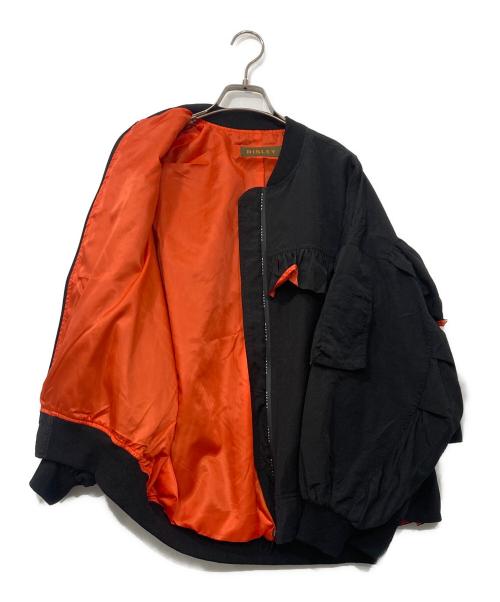 Risley（リズレー）RISLEY (リズレー) バックフリルブルゾン ブラック サイズ:FREEの古着・服飾アイテム
