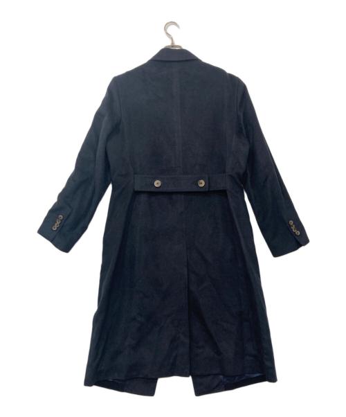ARTISAN（アルチザン）ARTISAN (アルチザン) シルク チェスターコート ネイビー サイズ:Mの古着・服飾アイテム