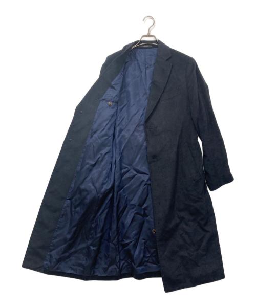 ARTISAN（アルチザン）ARTISAN (アルチザン) シルク チェスターコート ネイビー サイズ:Mの古着・服飾アイテム