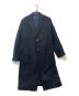 ARTISAN（アルチザン）の古着「シルク チェスターコート」｜ネイビー