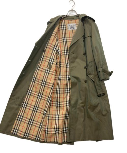 Burberry's（バーバリー）Burberry's (バーバリーズ) トレンチコート カーキ サイズ:9AB2/胸囲82　腰囲92　身長155の古着・服飾アイテム
