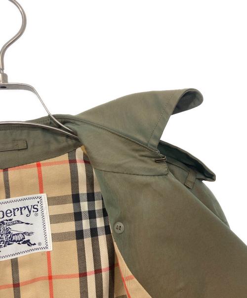 Burberry's（バーバリー）Burberry's (バーバリーズ) トレンチコート カーキ サイズ:9AB2/胸囲82　腰囲92　身長155の古着・服飾アイテム