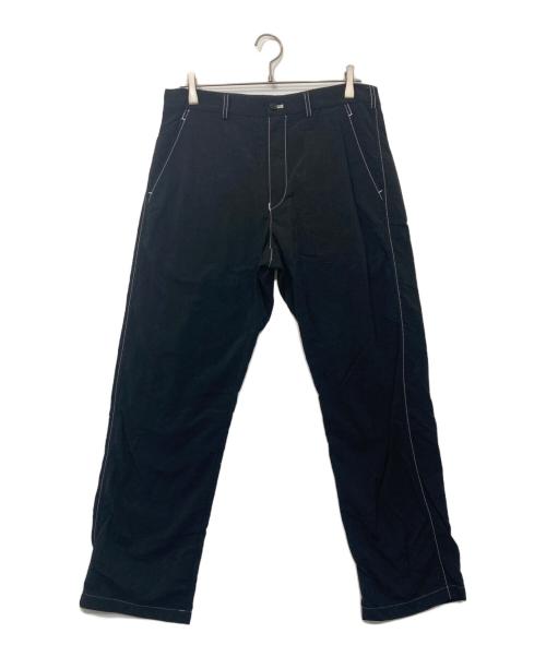 COMME des GARCONS HOMME（コムデギャルソン オム）COMME des GARCONS HOMME (コムデギャルソン オム) 綿ナイロンリップクロスパンツ ブラック サイズ:Sの古着・服飾アイテム