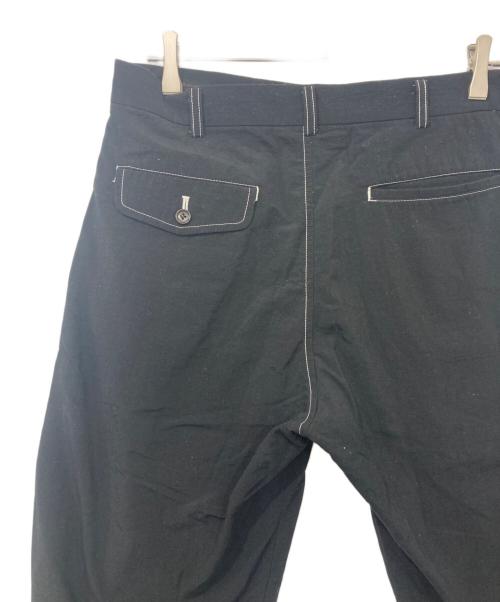 COMME des GARCONS HOMME（コムデギャルソン オム）COMME des GARCONS HOMME (コムデギャルソン オム) 綿ナイロンリップクロスパンツ ブラック サイズ:Sの古着・服飾アイテム