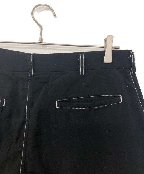 COMME des GARCONS HOMME（コムデギャルソン オム）COMME des GARCONS HOMME (コムデギャルソン オム) 綿ナイロンリップクロスパンツ ブラック サイズ:Sの古着・服飾アイテム