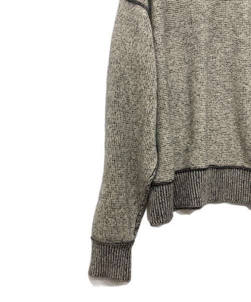 UNUSED（アンユーズド）UNUSED (アンユーズド) Wool knit pullover/ウールニット　プルオーバー グレー サイズ:4の古着・服飾アイテム