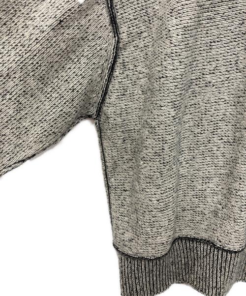 UNUSED（アンユーズド）UNUSED (アンユーズド) Wool knit pullover/ウールニット　プルオーバー グレー サイズ:4の古着・服飾アイテム