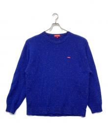 SUPREME（シュプリーム）の古着「Small Box Speckle Sweater/スモール　ボックス　スパークル　セーター」｜ロイヤルブルー
