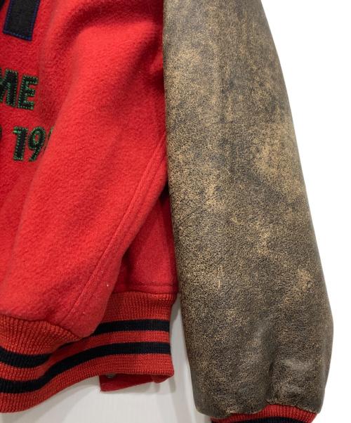 BIGI（ビギ）BIGI (ビギ) 袖リアルレザースタジャン レッド サイズ:Mの古着・服飾アイテム