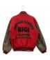 BIGI (ビギ) 袖リアルレザースタジャン レッド サイズ:M：10000円
