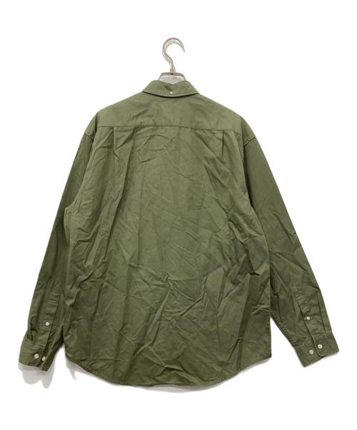 SUPREME（シュプリーム）Supreme (シュプリーム) 22AW Small Box Logo Twill shirt/22AW　スモール　ボックス　ロゴ　ツイル　シャツ グリーン サイズ:Mの古着・服飾アイテム