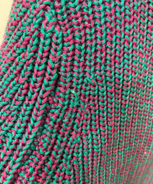 SUPREME（シュプリーム）SUPREME (シュプリーム) Small Box Speckle Sweater/スモール　ボックス　スパークル　セーター ブルー サイズ:XLの古着・服飾アイテム