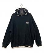SUPREMEシュプリーム）の古着「21AW 2-Tone Hooded Sweater/21AW　ツートーン　フーデット　セーター」｜ブラック