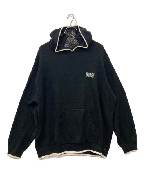 SUPREME（シュプリーム）SUPREME (シュプリーム) 21AW 2-Tone Hooded Sweater/21AW　ツートーン　フーデット　セーター ブラック サイズ:XLの古着・服飾アイテム