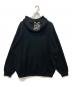 SUPREME (シュプリーム) 21AW 2-Tone Hooded Sweater/21AW　ツートーン　フーデット　セーター ブラック サイズ:XL：12000円