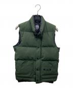 CANADA GOOSEカナダグース）の古着「ダウンベスト」｜グリーン