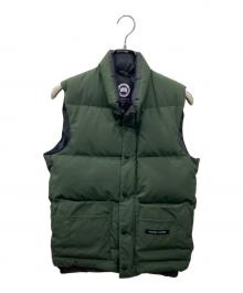 CANADA GOOSE（カナダグース）の古着「ダウンベスト」｜グリーン