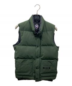 中古・古着通販】CANADA GOOSE (カナダグース) ダウンベスト カーキ